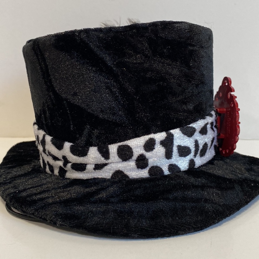 CRUELLA DE VIL MINI TOP HAT DISNEY PARKS - Picture 9 of 16